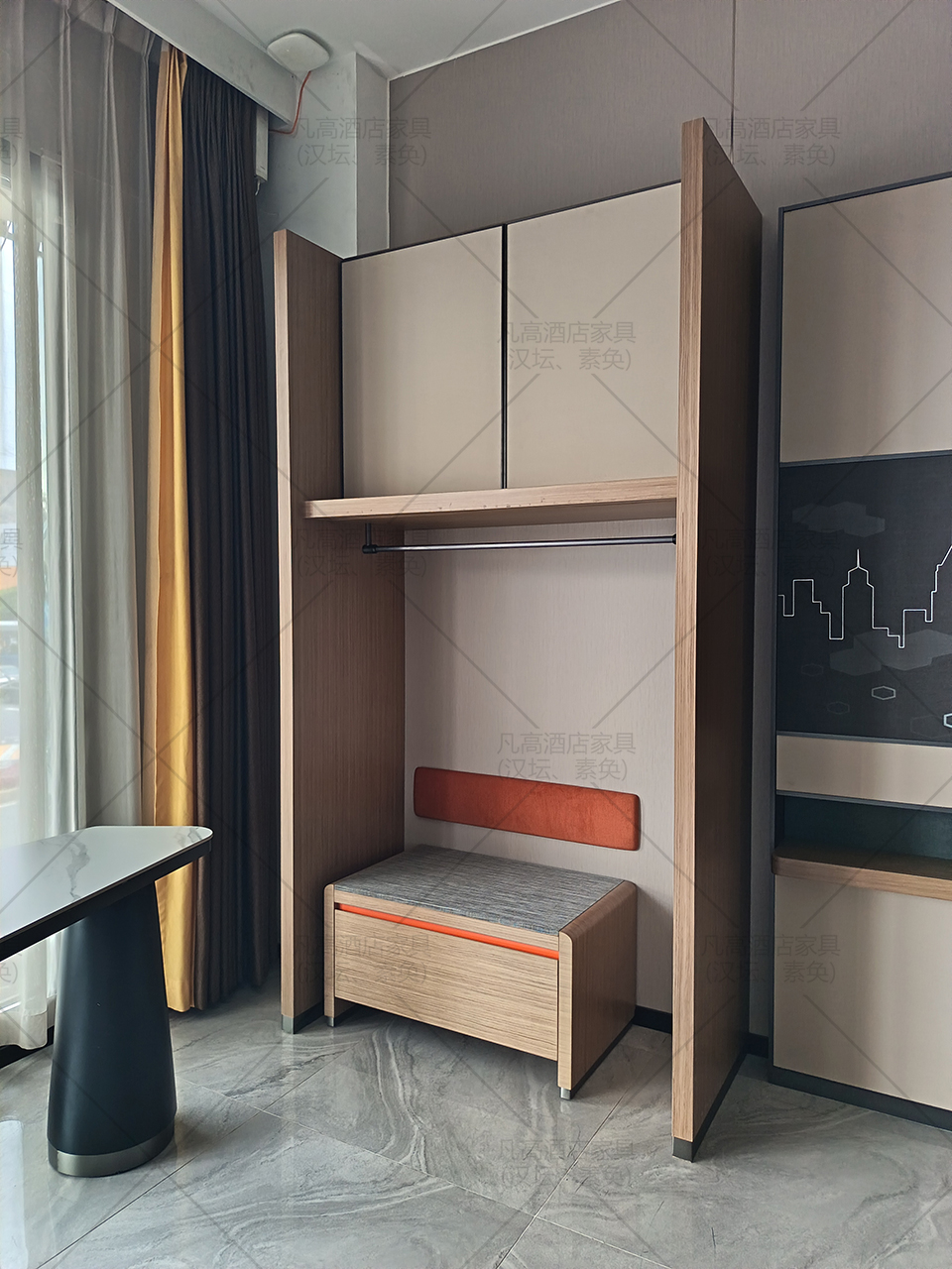 hotel furniture factory production and export packing