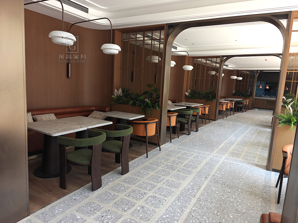 深圳大梅沙希尔顿花园全日餐厅自助餐台家具工程实拍